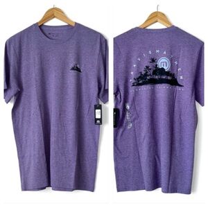 Travis Mathew Purple Short Sleeve Graphic Tee